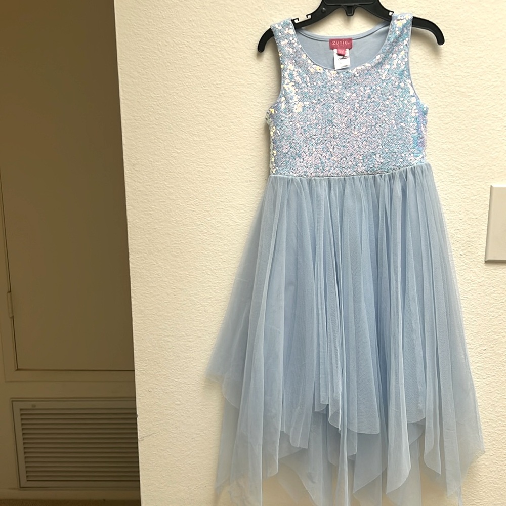 Zunie sparkle, blue long dress